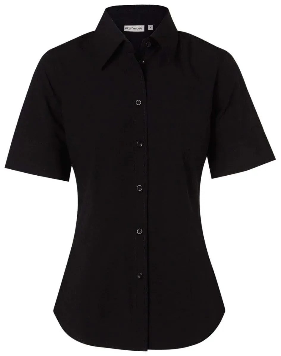 BENCHMARK Women's Cotton/Poly Stretch Sleeve Shirt M8020S